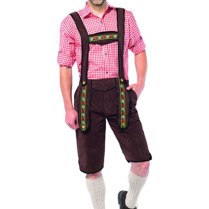 Lederhosen Lang Dark Brown