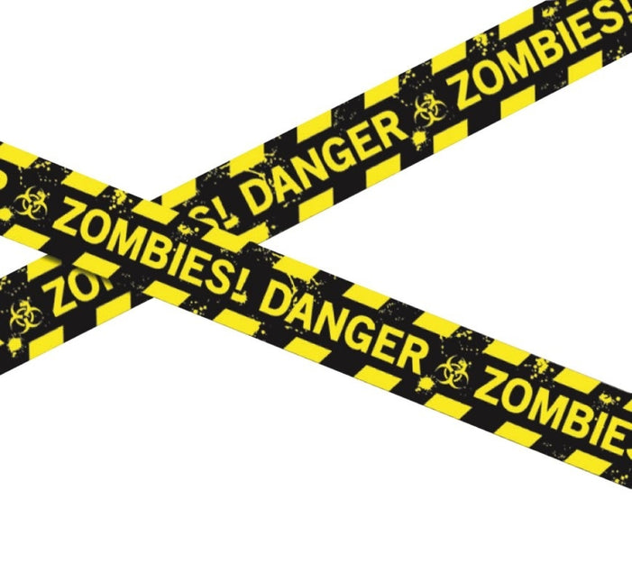 Halloweenowa wstążka zombie 6m