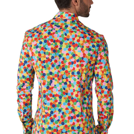 Party Confetti Shirt Men <tc>OppoSuits</tc>