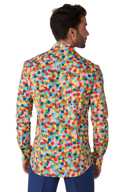 Party Confetti Shirt Men <tc>OppoSuits</tc>