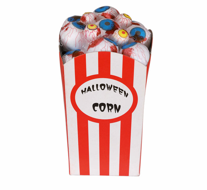 Halloween Popcorn Bowl Eyeballs 16cm
