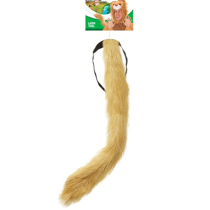Brązowy pluszowy ogon