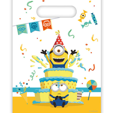 Torebki urodzinowe Minionki 6 szt.