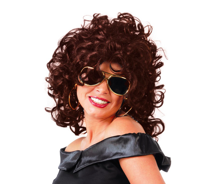 Peruka Curls Brown