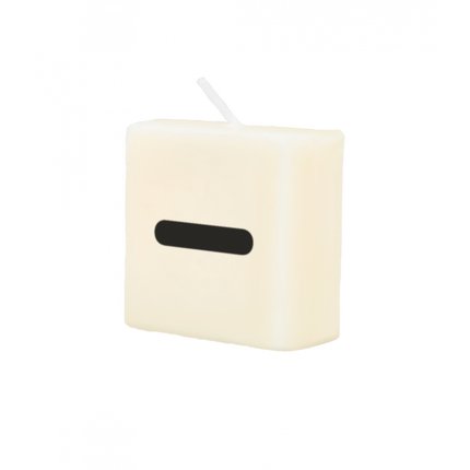 Świeca z literą - (środkowy pasek) 4 cm