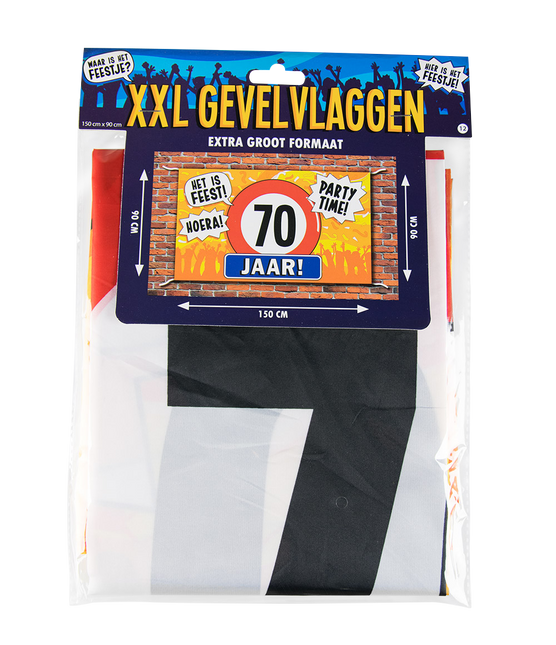 Flaga szczytowa 70 lat 1,5 m