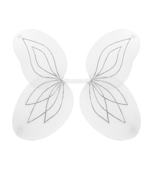 Motyl z białymi skrzydłami