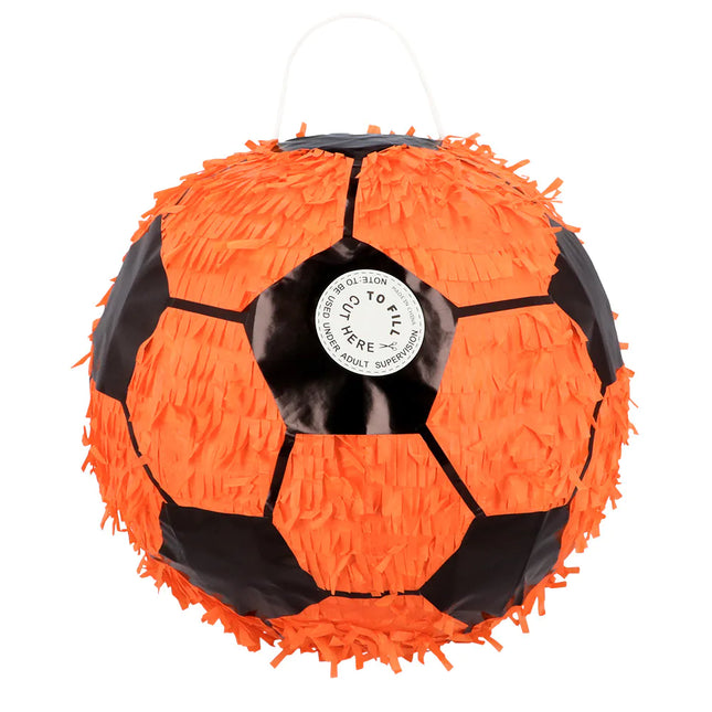 Piłkarska pinata pomarańczowa
