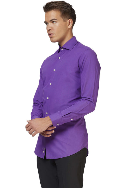 Fioletowa koszula męska <tc>OppoSuits</tc>