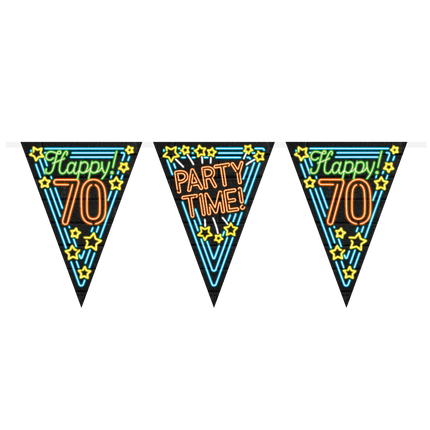 Garlands 70 Years Neon 10m