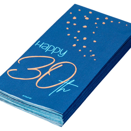 Serwetki 30 Years Blue 33cm 10szt