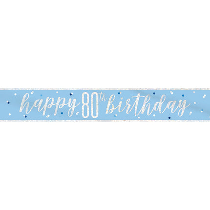 Banner 80 Years Blue 2.74m