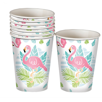 Kubki Flamingo 250ml 8szt