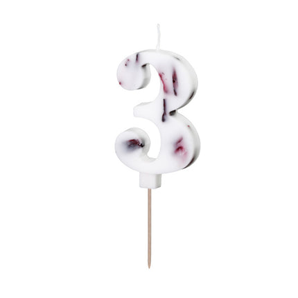 Świeca 3 Year Petals 8cm