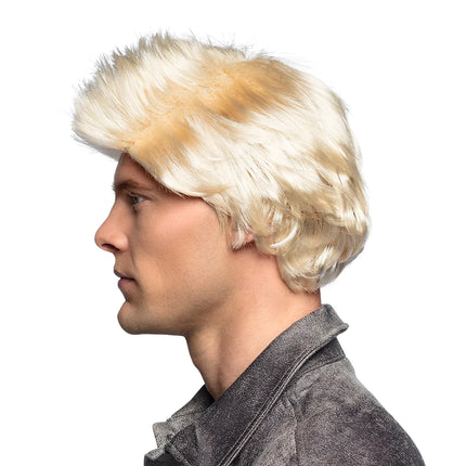 Blond peruka z grzebieniem