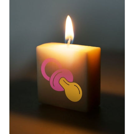 Świeczka z literką dla dziewczynki 4 cm