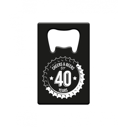 Otwieracz do piwa 40 lat Cheers & Beers