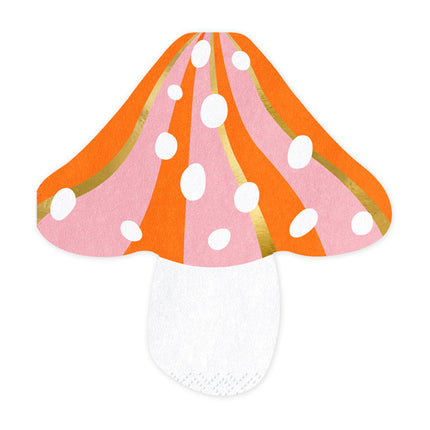 Serwetki Mushroom 13,5cm 20szt