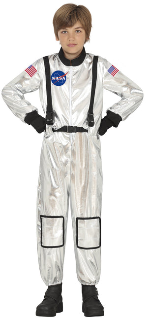 Kombinezon astronauty Srebrny chłopiec