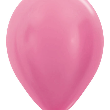 Balony Pearl Fuchsia 30cm 12szt