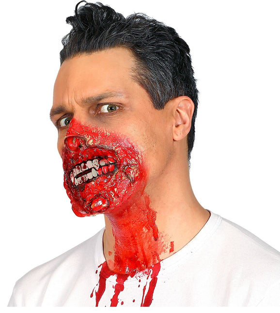 Probówka krwi z zębami