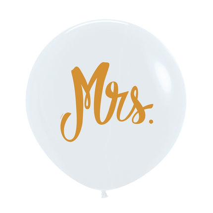 Balony Mrs White 61cm 3szt
