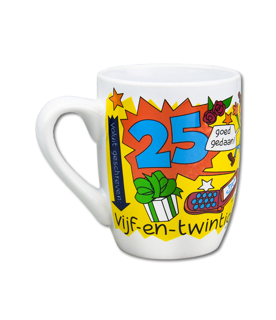 Kubek 25 lat 12 cm