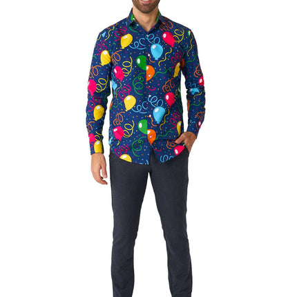 Party Balloons Shirt Men <tc>Suitmeister</tc>