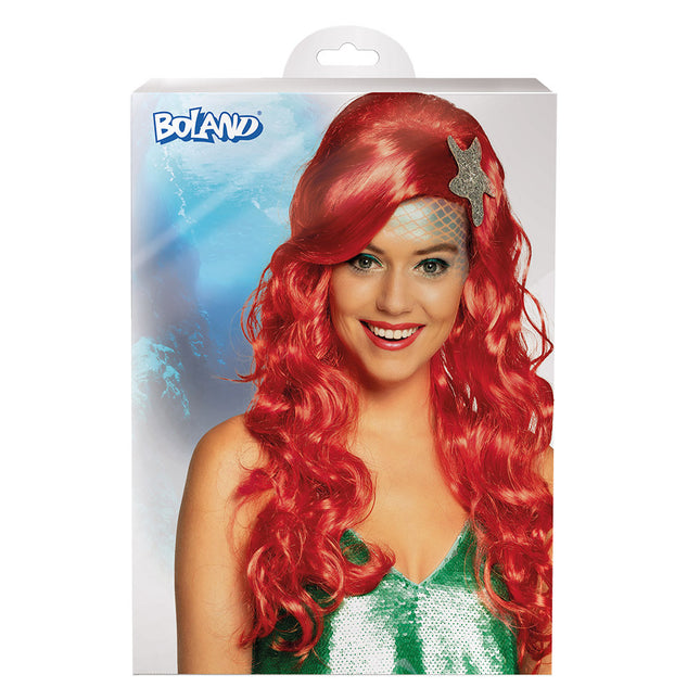 Czerwona peruka Sirena