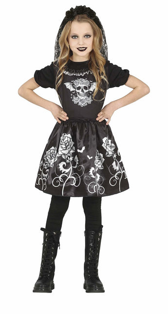 Gotycki kostium na Halloween dla tancerki