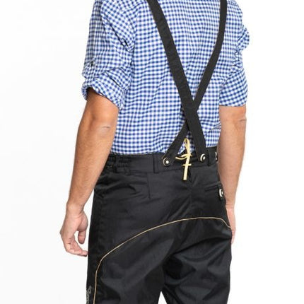 Lederhosen krótkie czarne i szelki