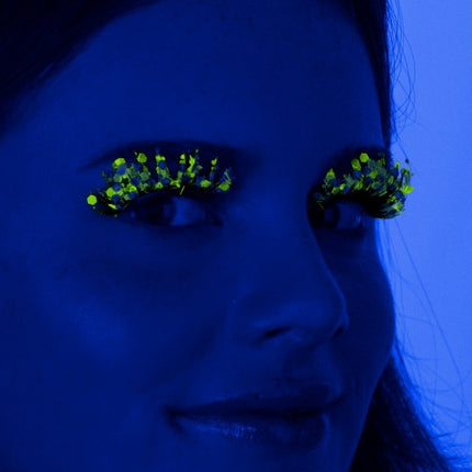 PXP Fake Lashes Glitter UV Blue Calypso