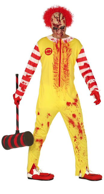 Kostium Zombie Clown na Halloween męski L