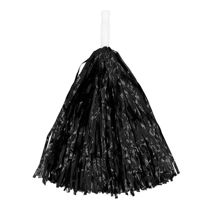 Czarny pompon 34 cm