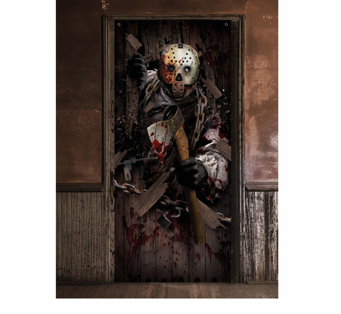 Topór z plakatem Halloween 1,8 m