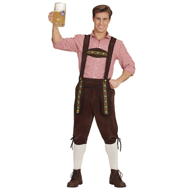 Oktoberfest Lederhosen Brown Men