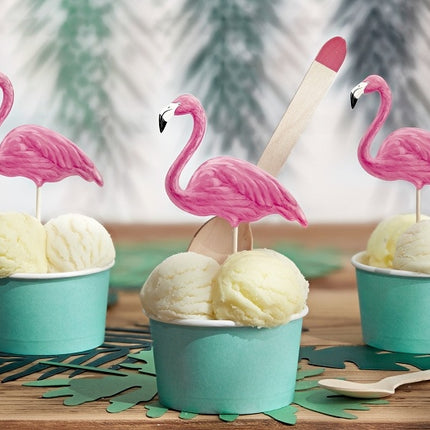 Nakłuwacze do flamingów 23,5 cm 6 szt.