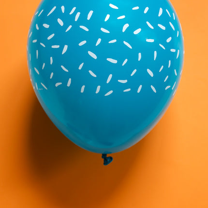 Balony Konfetti Kolorowe 33cm 6szt