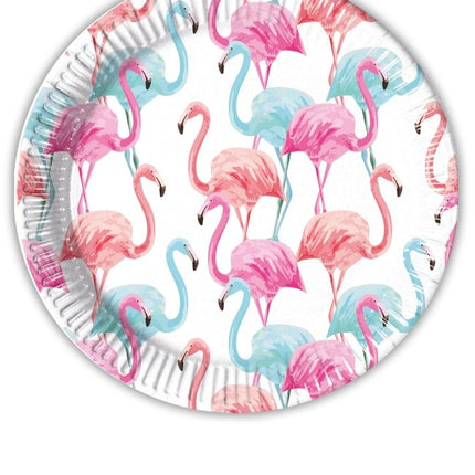Talerze Flamingo 23cm 8szt