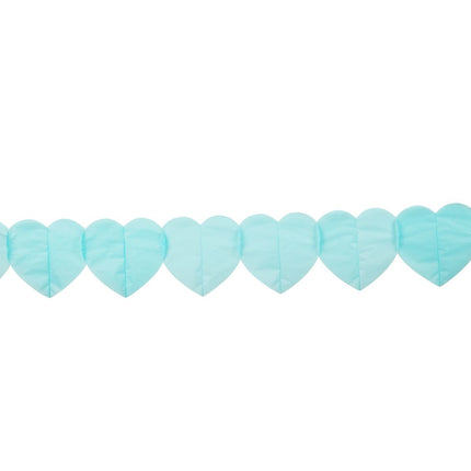 Garland of Hearts Blue 6m