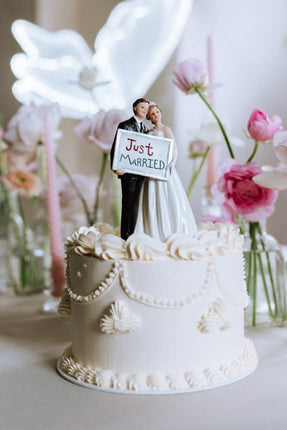 Topper na tort weselny 14,5 cm