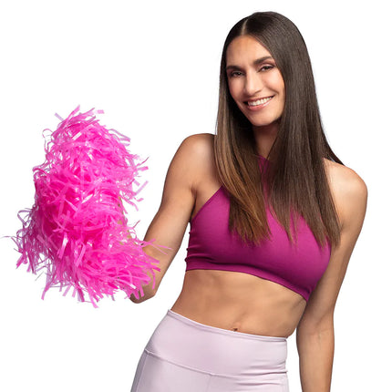 Różowy pompon 34 cm