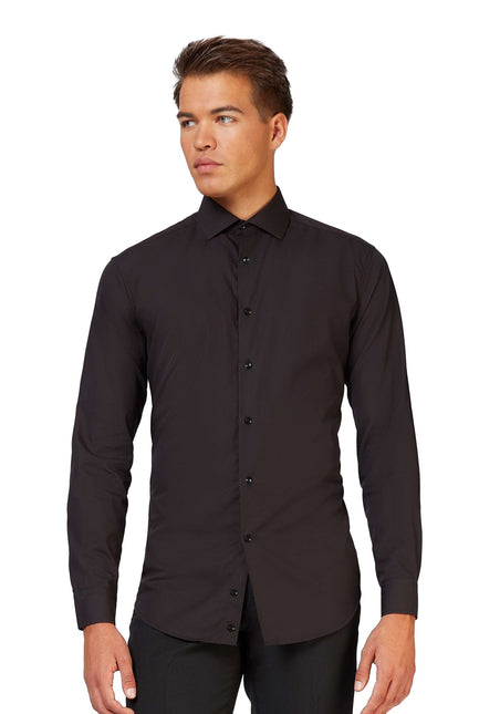 Czarna koszula męska <tc>OppoSuits</tc>