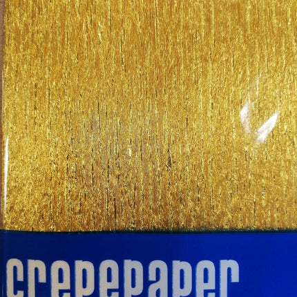 Papier krepowy złoty 50cm 1,5m