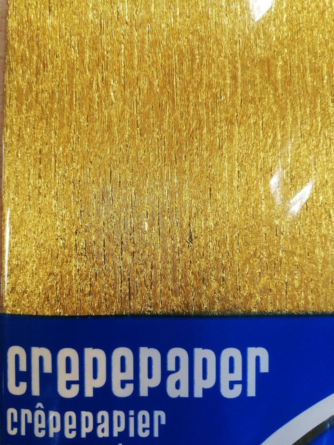 Papier krepowy złoty 50cm 1,5m