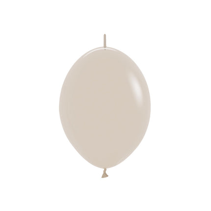 Balony Biały Piasek 15cm 50szt