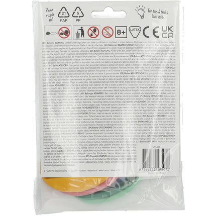 Balony 7 lat kolorowe 33cm 6szt