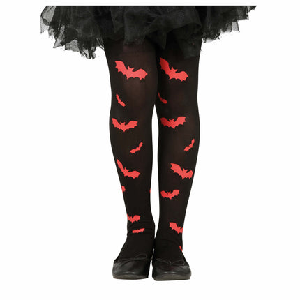 Dziecięce legginsy nietoperz na Halloween