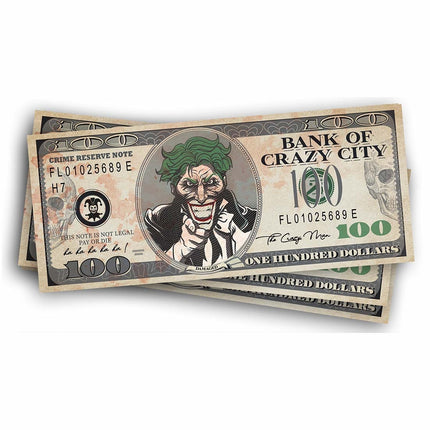 Fałszywe banknoty na Halloween 15 cm