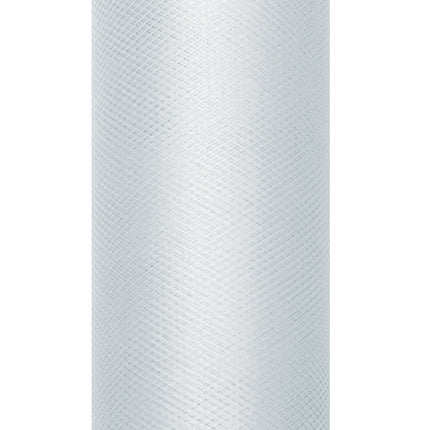 Szary tiul w rolce 30cm 9m